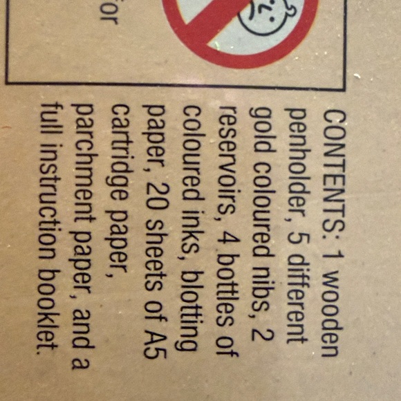 Dryad Deluxe Calligraphy Kit inks, pens, paper, writing, art, craft, hobbies - Picture 6 of 7